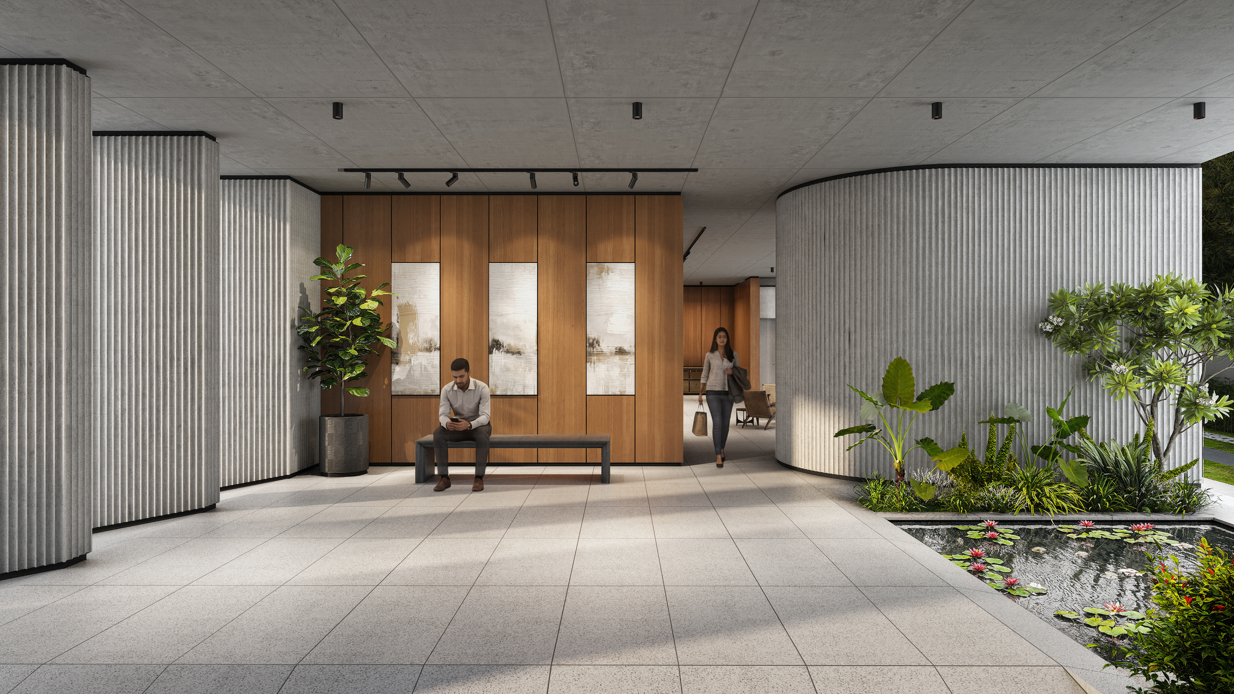 Exterior architecture view